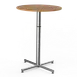 Steelite MGCPBR01BSXX Round Bar Height Table, 30x42, Polo, Mixed Materials, 1 Per Case 1 image