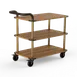Steelite MGCRNX01BBXX Rollin Mogogo Serving Cart, 41.5x21x36, Mixed Materials, 1 Per Case 1 image
