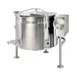 Cleveland KEL80T 80 Gallon Floor Tilting 2/3 Steam Jacketed Electric Kettle w/ Tri-Leg Base 1 image