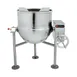 Groen DL-20 20 Gallon Floor Tilting 2/3 Steam Jacketed Direct Steam Kettle w/ Tri-Leg Base 1 image