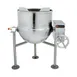 Groen DL-60 60 Gallon Floor Tilting 2/3 Steam Jacketed Direct Steam Kettle w/ Tri-Leg Base 1 image