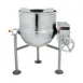 Groen DL-80 80 Gallon Floor Tilting 2/3 Steam Jacketed Direct Steam Kettle w/ Tri-Leg Base 1 image