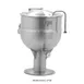 Legion LP-80 80 Gallon Floor Stationary 2/3 Steam Jacketed Direct Steam Kettle w/ Pedestal Base 1 image