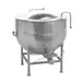 Legion LS-25 25 Gallon Floor Stationary Full Steam Jacketed Direct Steam Kettle w/ Tri-Leg Base 1 image