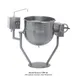 Legion TWP-80 80 Gallon Floor Tilting 2/3 Steam Jacketed Direct Steam Kettle w/ Pedestal Base 1 image
