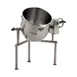 Legion TWT-80 80 Gallon Floor Tilting 2/3 Steam Jacketed Direct Steam Kettle w/ Tri-Leg Base 1 image