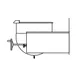 Legion TWWC-20 20 Gallon Wall Mount Tilting 2/3 Steam Jacketed Direct Steam Kettle, Wall-Console 2 image