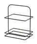 Cal-Mil 25201-2-13 Tiered Display Stand – 10.25" x 14.25" x 17.25", Black Two-Tier Wire Frame 2 image