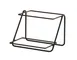 Cal-Mil 25202-610-13 Logan Merchandiser Stand, 11.5" x 10.5" x 8" Height, Two-Tier Wire Frame, Black 2 image