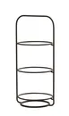 Cal-Mil 25204-8-13 Logan Plate Display Stand, 9.25" Round, 3-Tier Wire Frame, Black 2 image