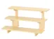 Cal-Mil 25230-93 Tiered Display Stand, 3-Tier Modular Wood, 29" x 18.5" x 15.25" H, Natural 2 image