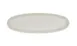Cal-Mil 26143-618-103 Oval Matte Ivory Melamine Cove Platter, 18" x 6" x 1.5" 1 image