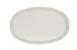Cal-Mil 26143-711-103 Oval Melamine Serving Platter, 11" x 7" x 1.5" Matte Ivory, 11" Size, Plastic Tray 1 image
