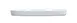 Cal-Mil 26152-711-15 Selene Oval Melamine Serving Platter, 7" x 11" x 1" White Matte Glossy 2 image