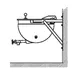 Legion LSWT-25 25 Gallon Wall Mount Stationary Full Steam Jacketed Direct Steam Kettle, Wall Bracket 2 image