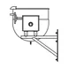 Legion TWWT-20 20 Gallon Wall Mount Tilting 2/3 Steam Jacketed Direct Steam Kettle, Wall-Bracket 1 image