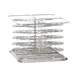 RATIONAL 60.62.017 Mobile Plate Rack with 34 Plates Capacity and 6-Full Size Pro/Classic 1 image