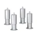 RATIONAL 60.74.500 Feet Kit, (4) Adjustable Stainless Steel Feet 1 image