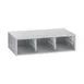 RATIONAL 60.74.696 Storage Cabinet For Base, Open Front, (2) Compartments 1 image