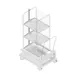 RATIONAL 60.75.107 Grease Drain Set, For Mobile Oven Racks 1 image
