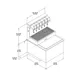 Cornelius 162111004 Drop-In Ice Bin 2 image