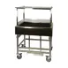Winholt SSMIT-3636MLC-CAN-ADJ Adj. Insulated Display Table, 36"W×36"D×51-1/2"H, Ice/Canopy 4×5" 1 image