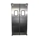 World Manufacturing TUFF LITE 36” X 80-84” Double Panel Stainless Steel Commercial Kitchen & Restaurant Traffic Door 1 image