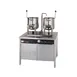 Groen 142839 10 Gallon Floor Tilting 2/3 Steam Jacketed Electric Kettle w/ 36" Cabinet Assembly 1 image