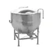 Legion LT-60MV 60 Gallon Floor Stationary 2/3 Steam Jacketed Direct Steam Kettle w/ Mixer 1 image
