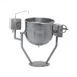 Legion TWP-100 100 Gallon Floor Tilting 2/3 Steam Jacketed Direct Steam Kettle w/ Pedestal Base 1 image