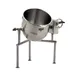 Legion TWT-100 100 Gallon Floor Tilting 2/3 Steam Jacketed Direct Steam Kettle w/ Tri-Leg Base 1 image