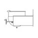 Legion TWWC-100MV 100 Gallon Wall Mount Tilting 2/3 Steam Jacketed Direct Steam Kettle w/ Mixer 1 image