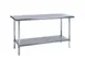 Concasse MCEQMTG04 Stainless Steel Top 24" - 27" Work Table 1 image