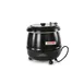 Concasse MCEQSOP Electric Soup Warmer, 120V, 400 Watts, Silver-Plated, Black, Lift-Off Cover 1 image