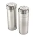 Concasse MCESPAI10 Dredger, 10‑11 oz Stainless Steel Shaker, Perforated Top, Silver Lid, No Handle 1 image