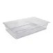 Concasse MCIP1110 1/1 Food Pan, 20‑3/4" W x 12‑3/4" D x 4" H, Clear Polycarbonate, NSF, Stackable 1 image