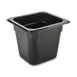 Concasse MCIP1206N - 1/2 Black Polycarbonate Pan, 10-3/8" W x 12-3/4" D x 2-1/2" H, NSF 1 image