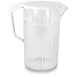 Concasse MCJ1100 Plastic Pitcher, 1.1L (32‑63 oz) Clear Polycarbonate with Handle 1 image