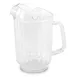 Concasse MCJ1800 Plastic Pitcher, 1.8L (60 oz) Clear Polycarbonate With Handle – 1/Each 1 image