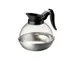 Concasse MCJCAFEN Coffee Decanter, 1.7L (64oz) Black Polycarbonate/Aluminum with Orange Handle 1 image