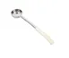Concasse MCP03E Portion Control Spoon - 3 Oz Solid Stainless Steel, Beige Ivory Handle 1 image
