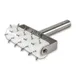Concasse MCPARP05 Pizza Dough Docker, 5" Stainless Steel and Plastic Roller Pin for Even Dough Thickness 1 image