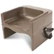 Concasse MCPERASPP 12x12x9.25in Brown Plastic Booster Seat for Kids Restaurant Seating 1 image