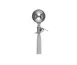 Concasse MCPP08L - 8" Control Spoon 4 Oz Stainless Steel, Gray Plastic Handle, Solid Disher 1 image