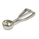 Concasse MCPP12AI - 12" Solid Stainless Steel Portion Control Spoon, 2 Oz, Gray Handle 1 image