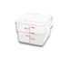 Concasse MCRC10000 Square Food Storage Container, 12 Liters, Polycarbonate, Clear 1 image