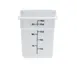 Concasse MCRCE15000 Clear Polyethylene Square Food Storage Container, 18 Liters - 19-24 qt Capacity 1 image