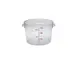 Concasse MCRR10000 Food Storage Container, 12 Liters, Round, Clear Polycarbonate with Cap 1 image