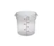 Concasse MCRR15000 Clear Polycarbonate Food Storage Container, 18 Liters, Round, With Cap 1 image