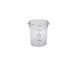 Concasse MCRR4000 Clear Polycarbonate Food Storage Container, 4 Liters, Round with Cap 1 image